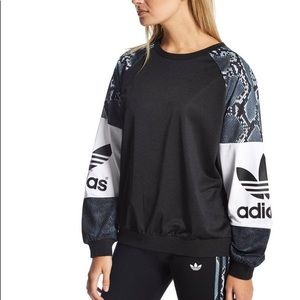Adidas LA Printed Sweatshirt- Oversized Crew
